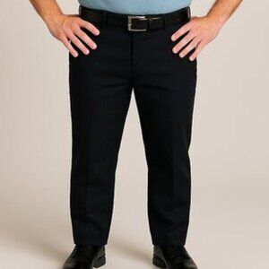 Sons of Intrigue Chambers Dress Pants Straight Fit Pinstripe Black 33x30